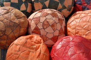 Poufs marocains. Photo: iStockphoto