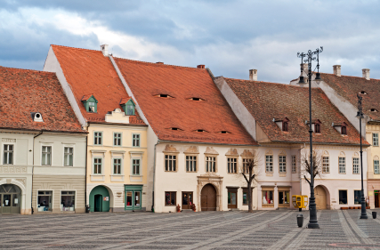 Yeux Toit Sibiu Roumanie ISTOCKPHOTO inusite