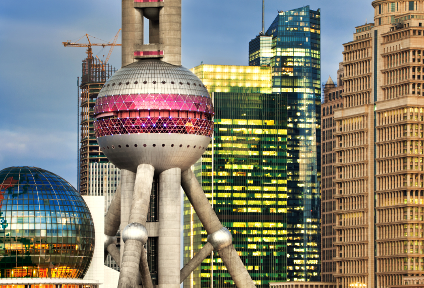 L’Oriental Pearl TV Tower qui ressemble à un spoutnik au milieu des tours? Photo: iStockphoto