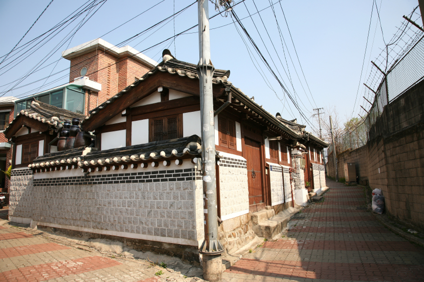 Maisons Corée du Sud. iStockphoto