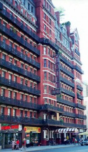 Chelsea Hotel. Photo Wikipedia CC Gyrofrog 