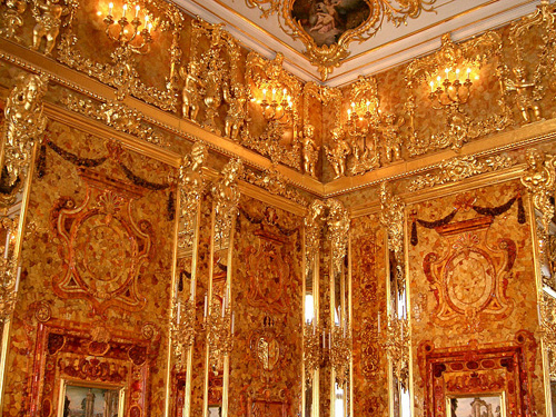 Chambre d’ambre Murs WIKIPEDIA inusite