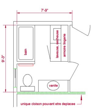 Salle de bain Plan Casarazzi renovation