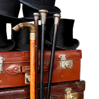 Valises Chapeaux Biedermeier ISTOCKPHOTO decoration