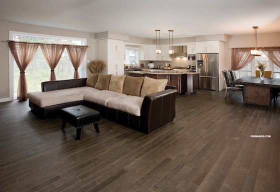 Plancher bois huile PERMABOIS renovation