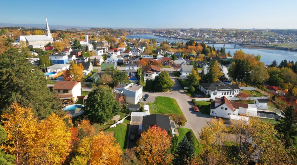 Autumn in Chicoutimi City