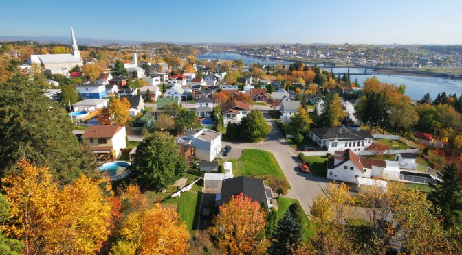 Autumn in Chicoutimi City