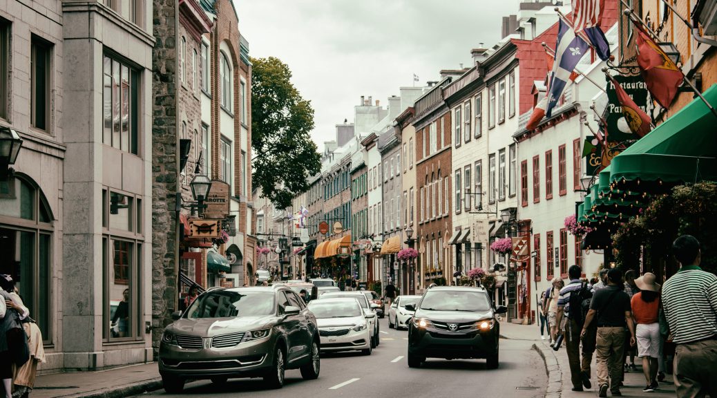 Rue St-Paul, Quebec City, Canada.